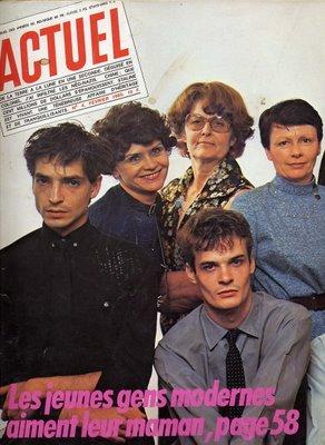 French new wave stars with their moms