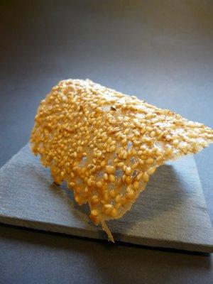 tuiles croustillantes au sésame