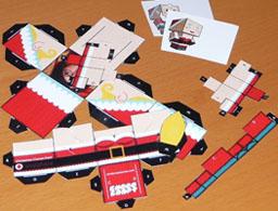 Père Noël en papier ou lutin : fabriquez des papercrafts de Noël en 3D personnalisés Père Noël en papier ou lutin : fabriquez des papercrafts de Noël en 3D personnalisés