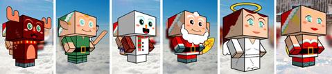 Père Noël en papier ou lutin : fabriquez des papercrafts de Noël en 3D personnalisés Père Noël en papier ou lutin : fabriquez des papercrafts de Noël en 3D personnalisés