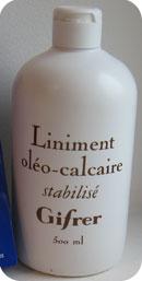 Patchs aux bleuets et liniment oléo-calcaire...