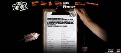 Il faut sauver la boisson Tango.