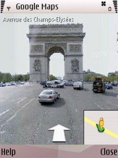 Mode piéton et Street View pour Google Maps Mobile