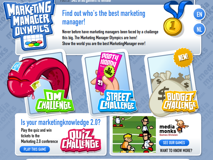 mediamonks games : Marketing Olympics