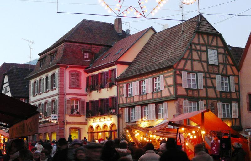 Marchés de Noël à Colmar, Ribeauvillé et Riquewihr (Alsace) : photos 2008