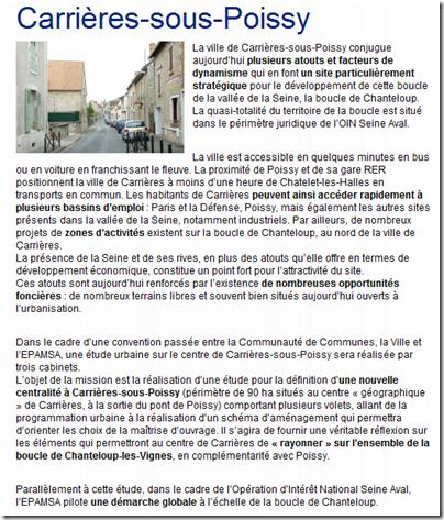 Les projets de l'OIN Seine aval : C comme Carrires-sous-Poissy image