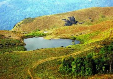 Coeur de Voh, unique ? Heart-Shaped Lake, Chembra, India