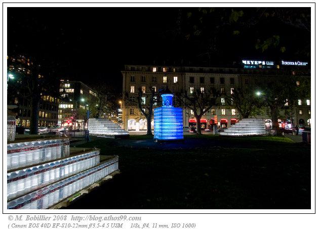 Gaële Braun, Progressions, Festival Arbres et Lumières 2008 de Genève,Square Pierre Fatio Gaële Braun, Progressions, Festival Arbres et Lumières 2008 de Genève,Square Pierre Fatio