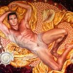 matthew-stradling-peintre-gay-treasures-of-the-night Mathew Stradling peinture érotique beaux mecs