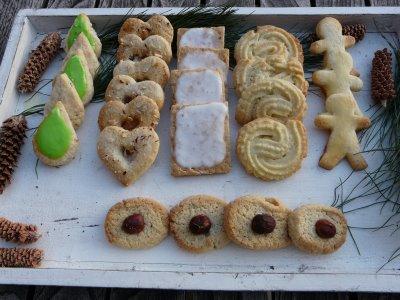 Des petits gâteaux de Noël danois et alsaciens