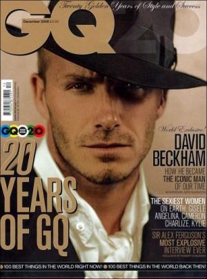 David Beckham : beau et classe mais un poil too much en Une de GQ