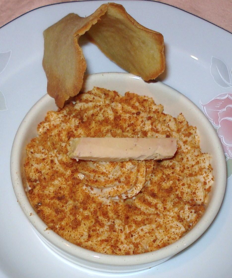 Mousseline de foie gras au mascarpone