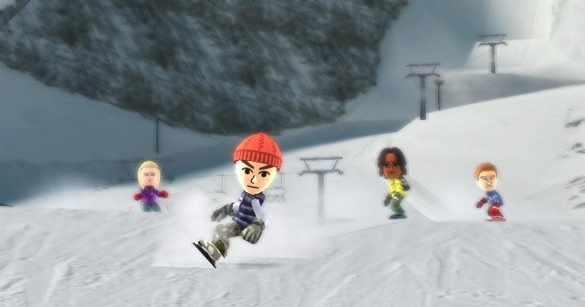 Faites du ski en famille sur Wii