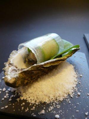 Huître toute en transparence pour un soir d'exception