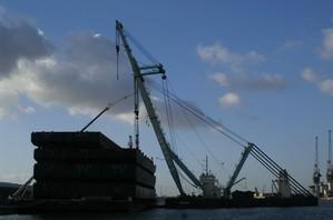 Photo dans port d'Anvers