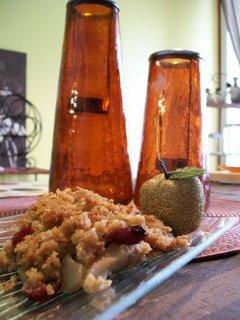 Croustade aux pommes et poires