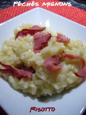 Risotto au magret de canard fumé Canard, Magret, Mozzarella, Risotto, Riz