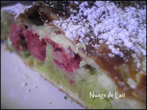 Galette des Rois Framboises, Frangipane/Pistache pour l'Epiphanie