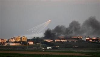 l’utilisation des bombes à sous-munition par Israël…