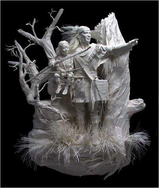 Sculptures en papier