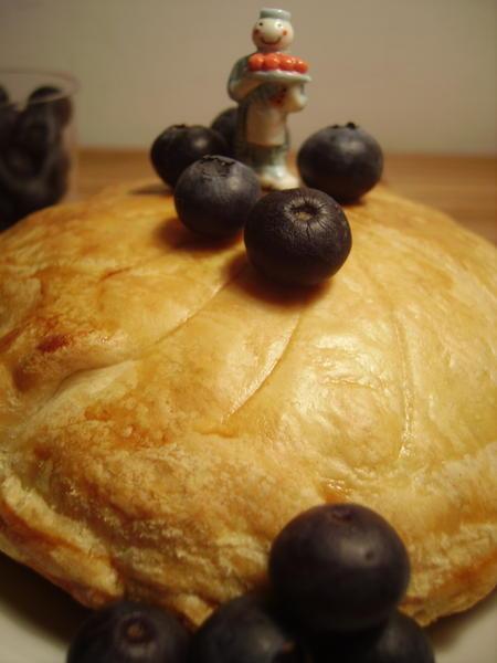 Galette des rois frangipane-pistache-myrtilles