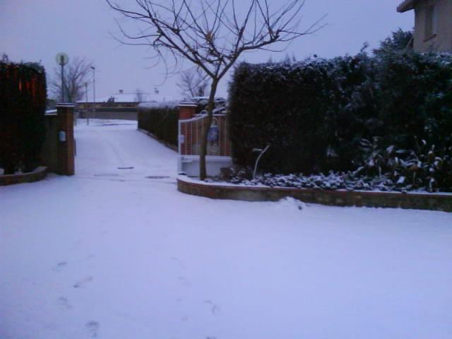 Neige devant chez moi