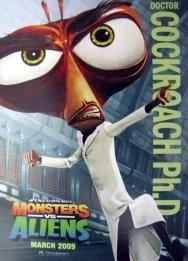 Monsters vs. Aliens : un personnage, un poster