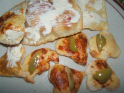 Mes crackers ,avce ma pate a ravioles....