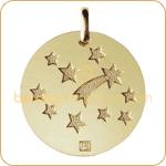 Comment choisir une médaille ? Médaille de berceau réversible Petit Prince