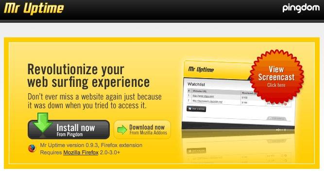 mr. uptime mr-uptime Surfez et surveillez vos sites Web depuis Firefox avec Mr Uptime