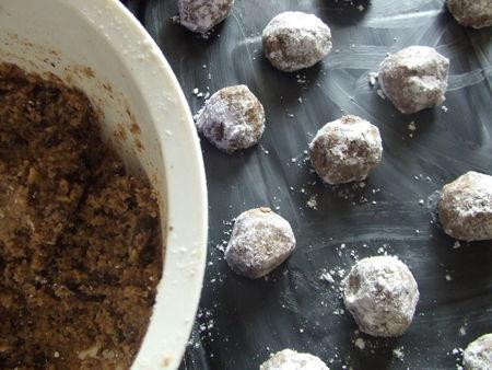 Bredele #3 : Les boules au chocolat ... mmmmh, plutôt à l'amande DSCF6089