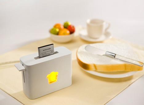 Lidée Gadget Design pour Geeks - Le Toaster pour piles