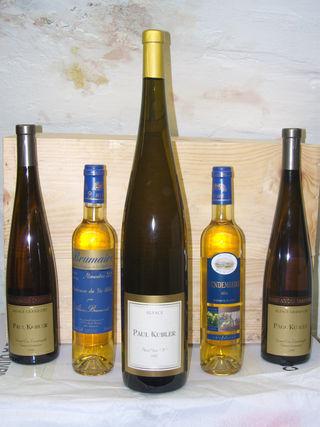Vins blancs liquoreux et moelleux Paul Kubler et Alain Brumont
