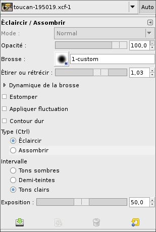 Gimp - Retoucher ponctuellement la luminosité