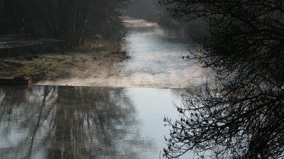 Sauve l'hiver à l'aube