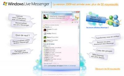 Windows Live Messenger version disponible