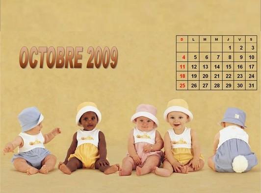 Le calendrier 2009 des bébés