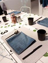 H&M; déco et ses serviettes en jean h1