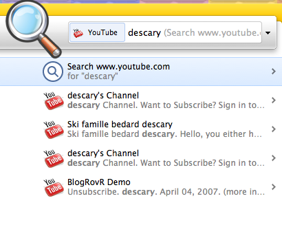 quick search box quick-search-box Google Quick Search Box pour Mac