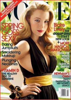 Blake Lively magnifique en Une de Vogue, elle aurait fait de l'ombre à Marilyn et aux autres au siècle dernier ! Blake Lively magnifique en Une de Vogue
