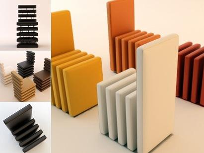 Des chaises qui font penser à des dominos… Afficher filippo ghezzani chairs