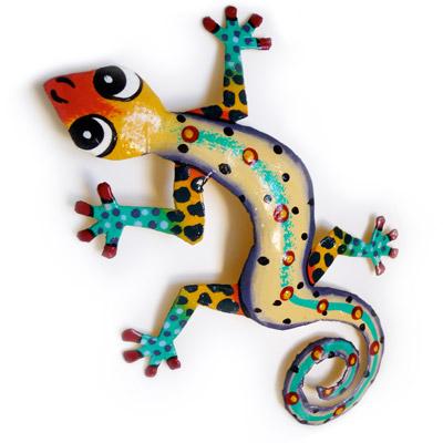 Les Geckos en métal