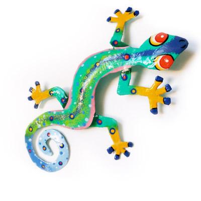 Les Geckos en métal