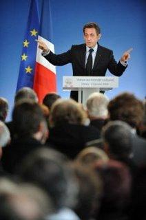 Nicolas Sarkozy invente le patrimoine ... à gratter