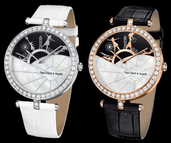 Van Cleef & Arpels crée la montre Une Journée à Paris Van Cleef & Arpels crée la montre Une Journée à Paris
