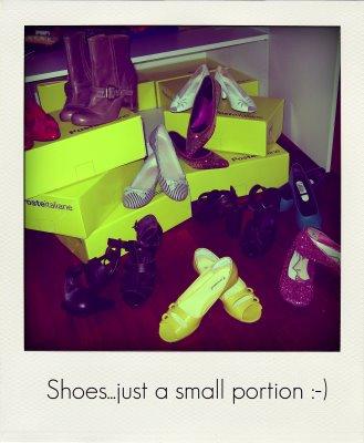 Dans le dressing d'Alice Pleasance...