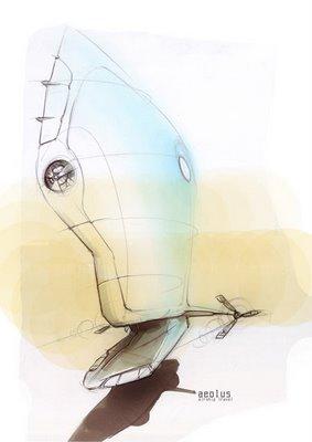 Aeolus Airship: Aerodynamic Helium Powered Travel Vehicle - Dirigeable Aérodynamique