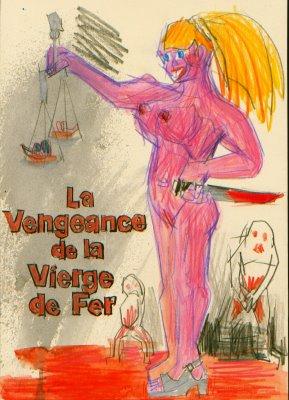 Christophe Meyer, Le Dessin du Jour, Dessin, Eros et Thanatos, La Vengeance de la Vierge de Fer