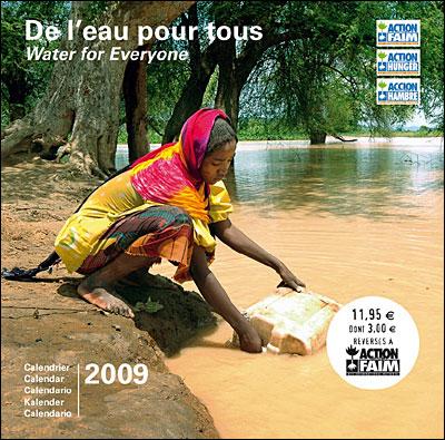 Calendrier 2009 Eau pour tous, Action contre la faim