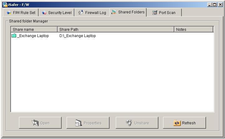 Isafer Winsock, firewall libre & gratuit pour Windows isafer4.JPG